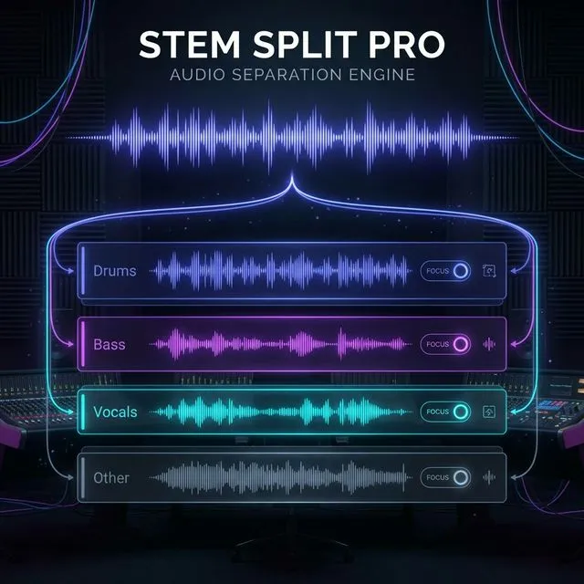 Stem Splitting Visualization